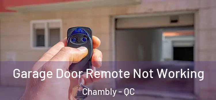  Garage Door Remote Not Working Chambly - QC